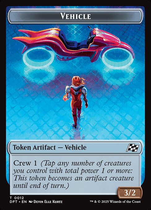 Vehicle // Pilot Double-Sided Token — Front — Vehicle