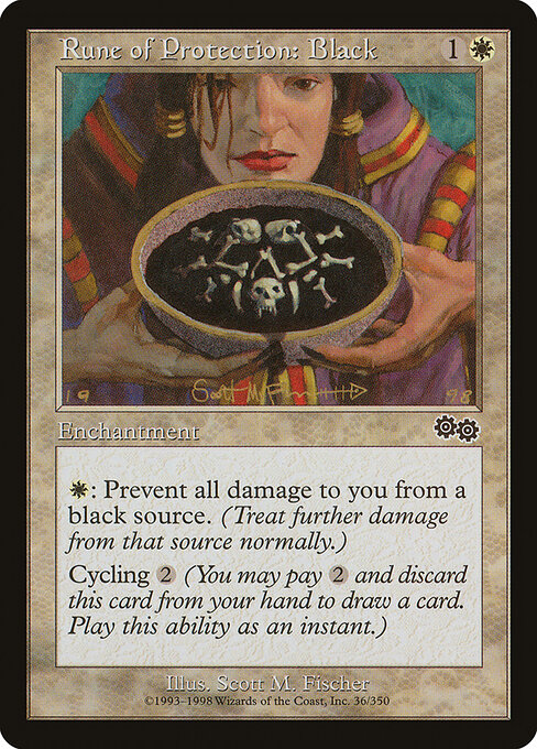 Rune of Protection: Black — Front