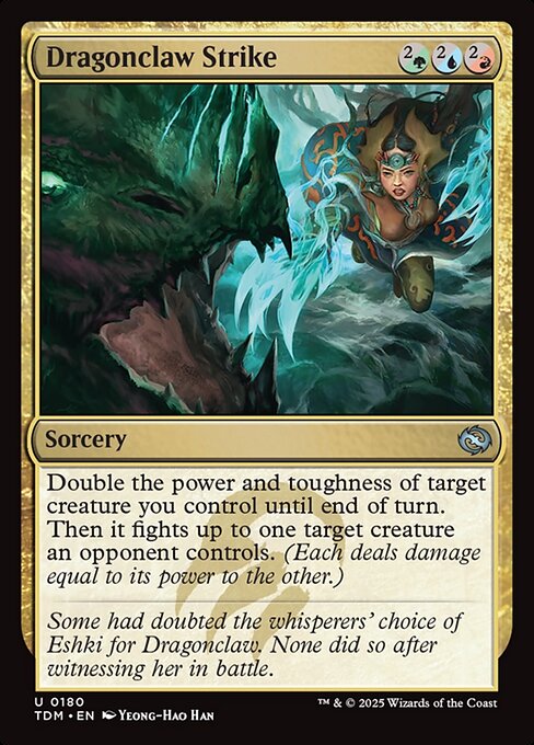 Dragonclaw Strike — Front