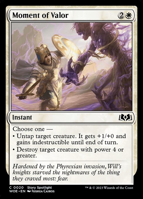 Moment of Valor — Front