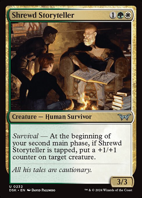 Shrewd Storyteller — Front