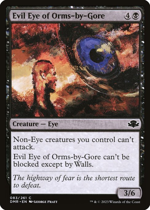 Evil Eye of Orms-by-Gore — Front