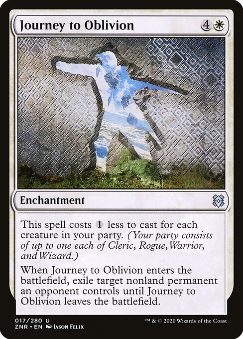 Journey to Oblivion — Front