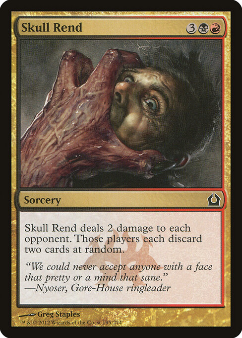 Skull Rend — Front