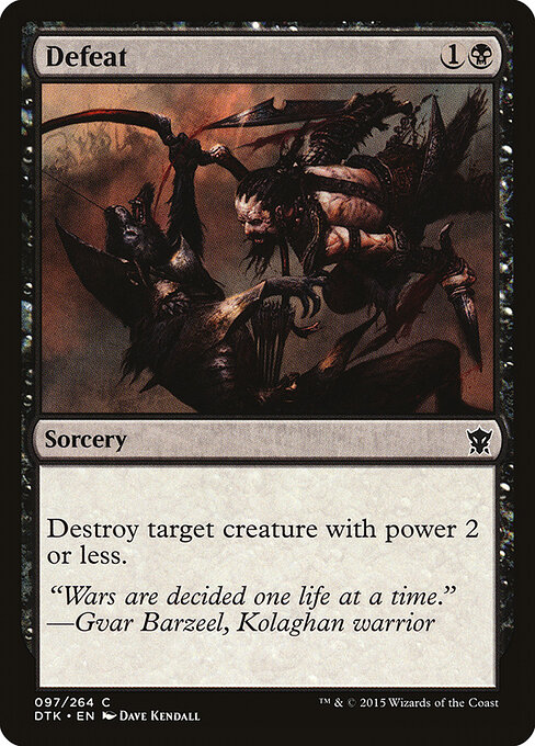 Defeat — Front