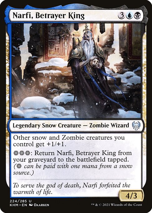 Narfi, Betrayer King — Front