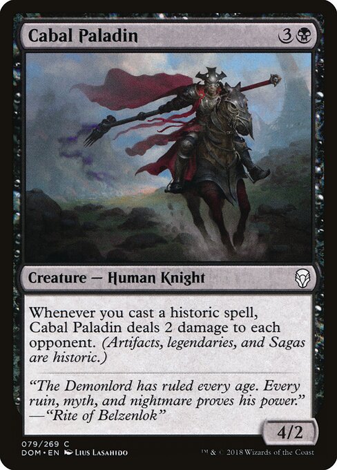 Cabal Paladin — Front