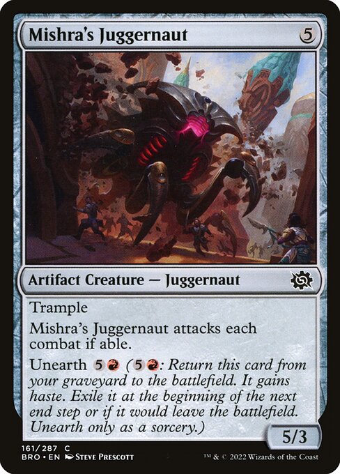 Mishra's Juggernaut — Front
