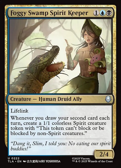 Foggy Swamp Spirit Keeper — Front