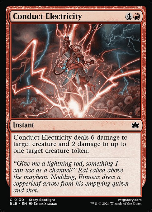 Conduct Electricity — Front