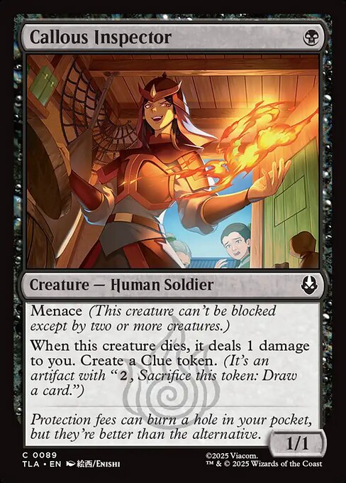 Callous Inspector — Front