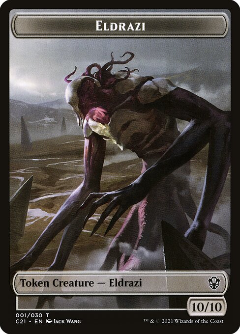 Eldrazi // Champion of Wits Double-Sided Token