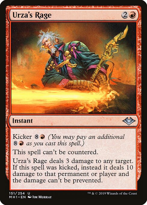 Urza's Rage — Front