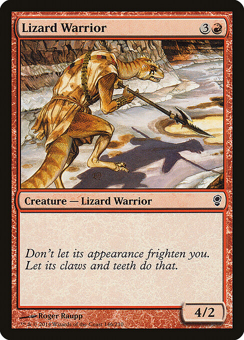 Lizard Warrior — Front