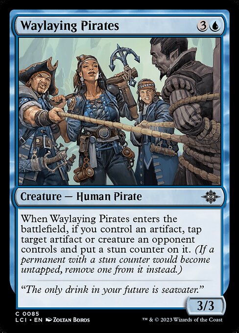 Waylaying Pirates — Front
