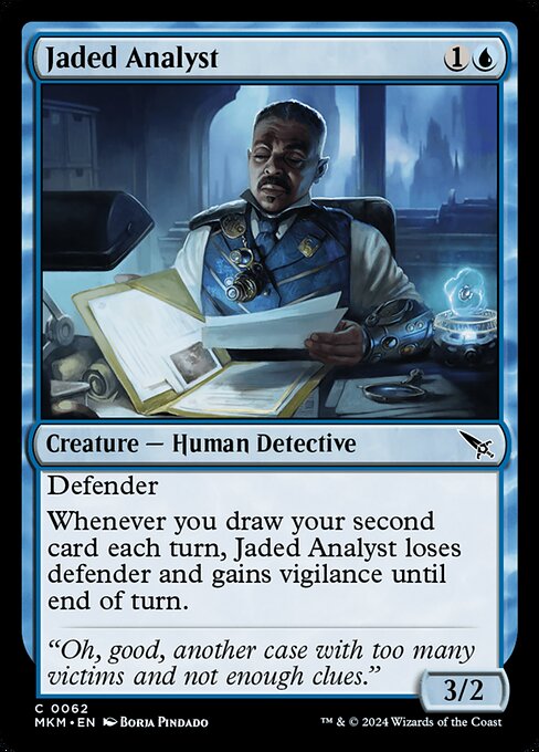 Jaded Analyst — Front