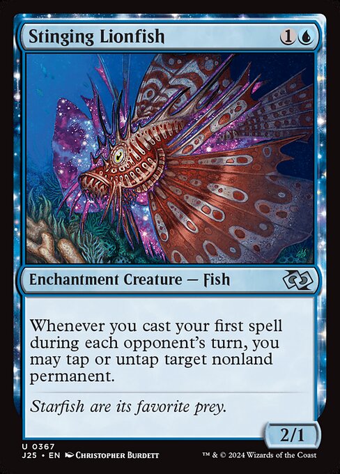 Stinging Lionfish — Front