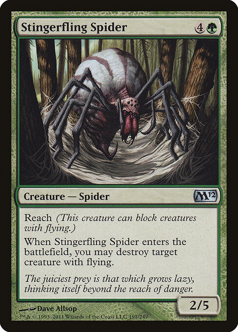 Stingerfling Spider — Front