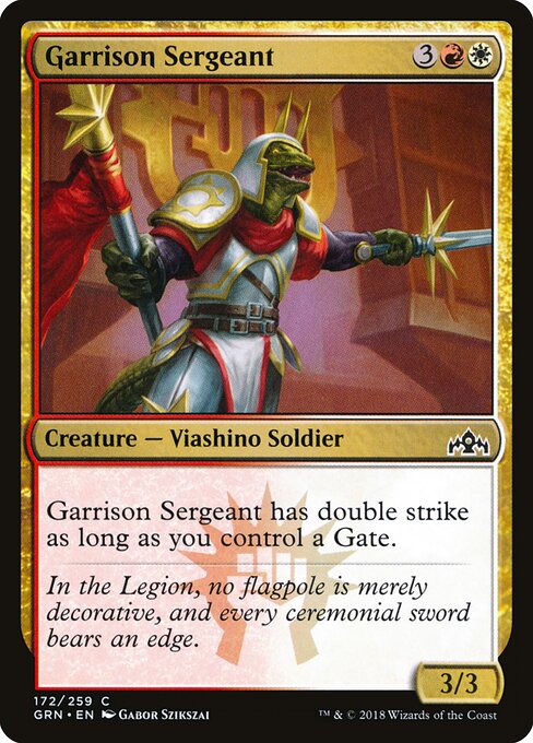 Garrison Sergeant — Front