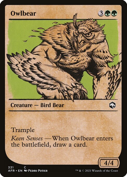 Owlbear (Showcase) — Front