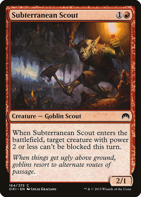 Subterranean Scout — Front