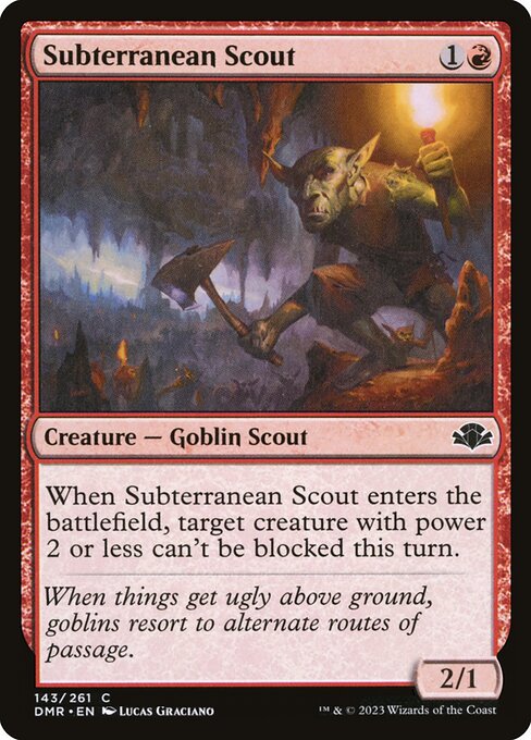 Subterranean Scout — Front