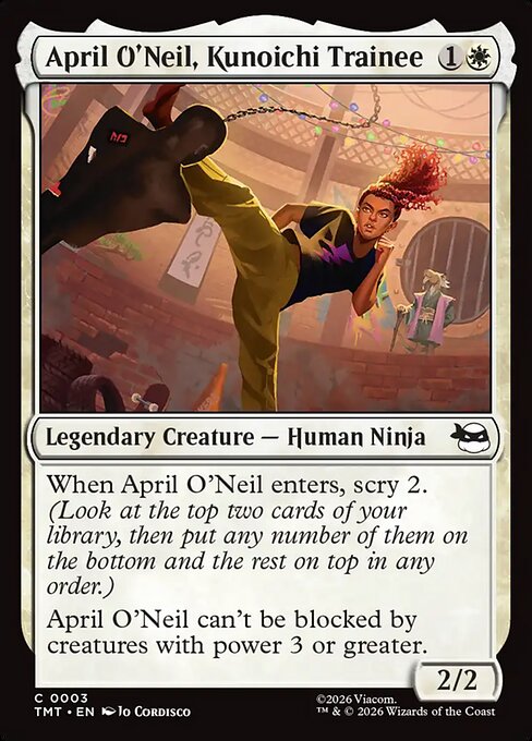 April O'Neil, Kunoichi Trainee — Front