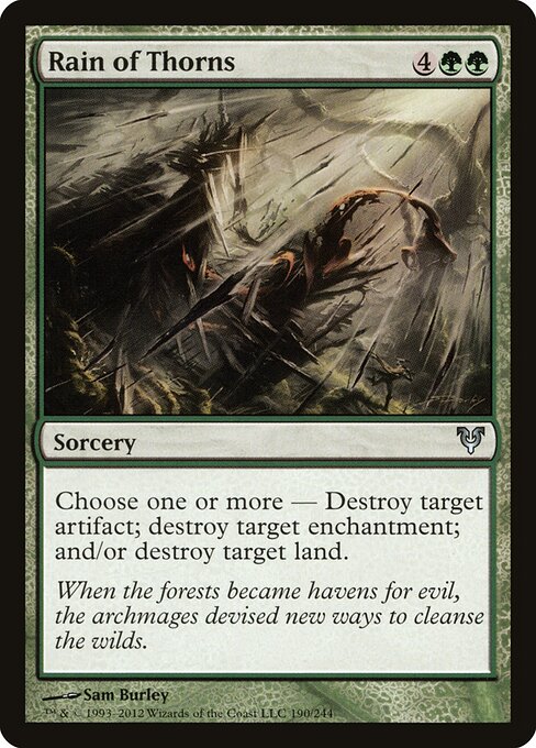 Rain of Thorns — Front