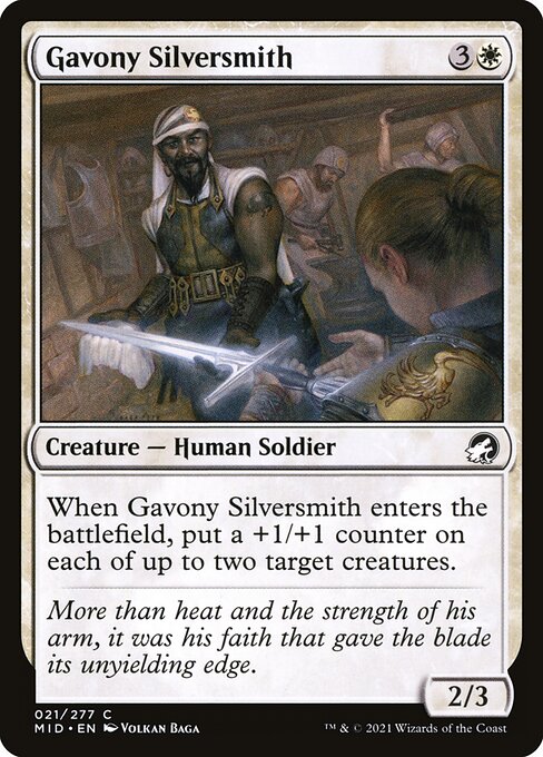 Gavony Silversmith — Front