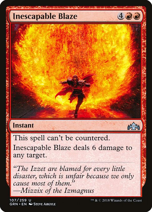 Inescapable Blaze — Front