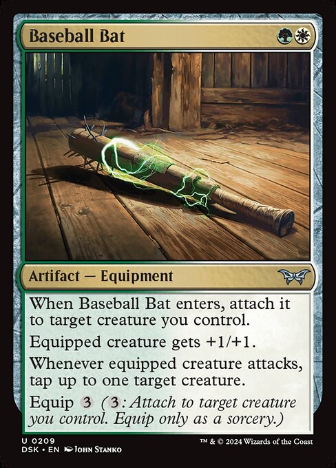 Baseball Bat — Front