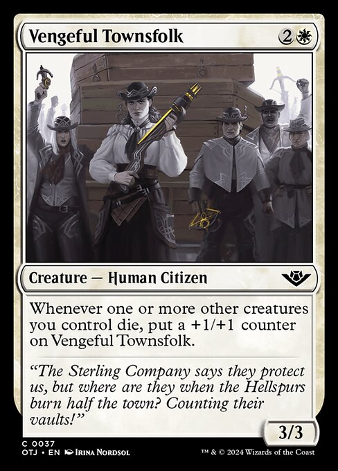 Vengeful Townsfolk — Front