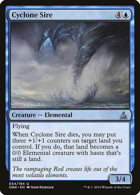 Cyclone Sire — Front