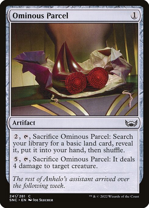 Ominous Parcel — Front