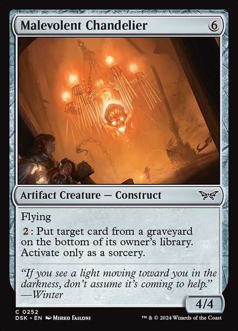 Malevolent Chandelier — Front