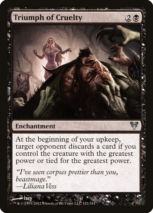 Triumph of Cruelty — Front