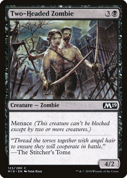 Two-Headed Zombie — Front