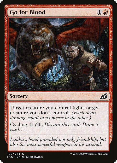 Go for Blood — Front