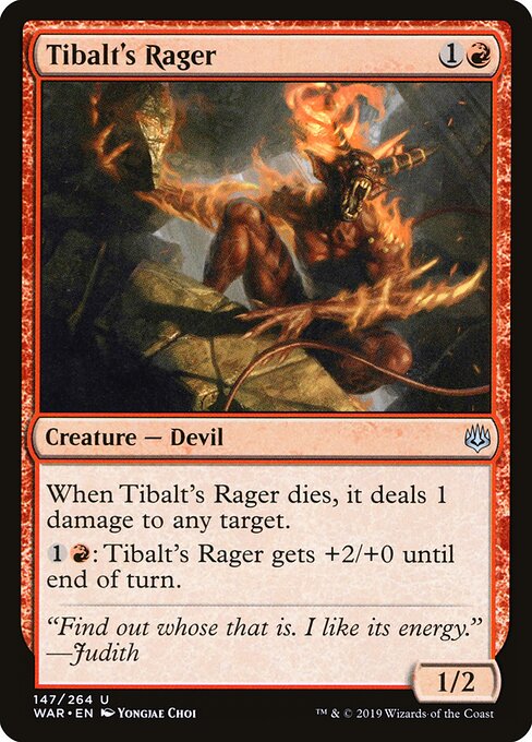 Tibalt's Rager — Front