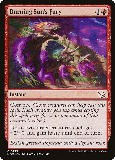 Burning Sun's Fury — Front