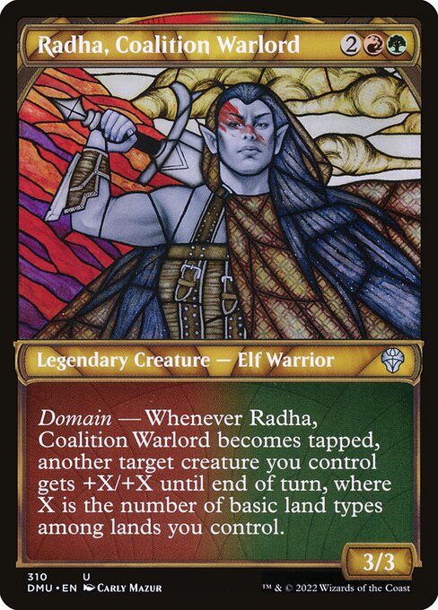 Radha, Coalition Warlord (Showcase) — Front