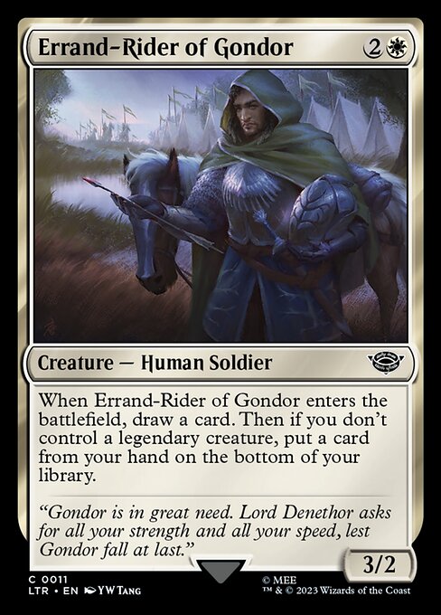 Errand-Rider of Gondor — Front