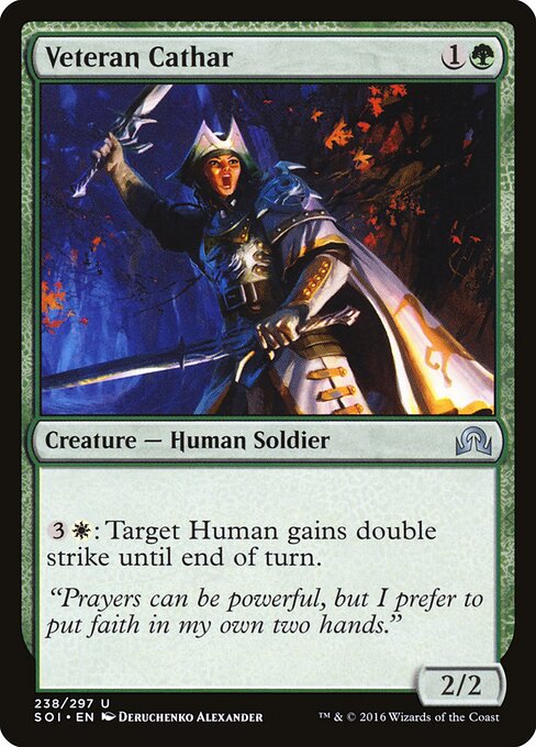 Veteran Cathar — Front