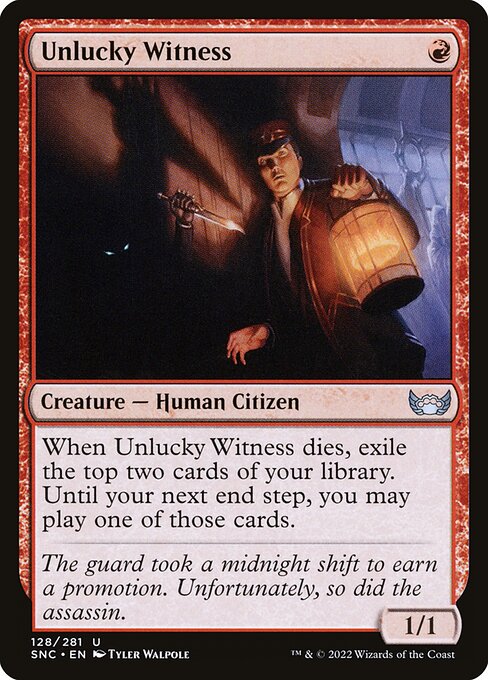 Unlucky Witness — Front