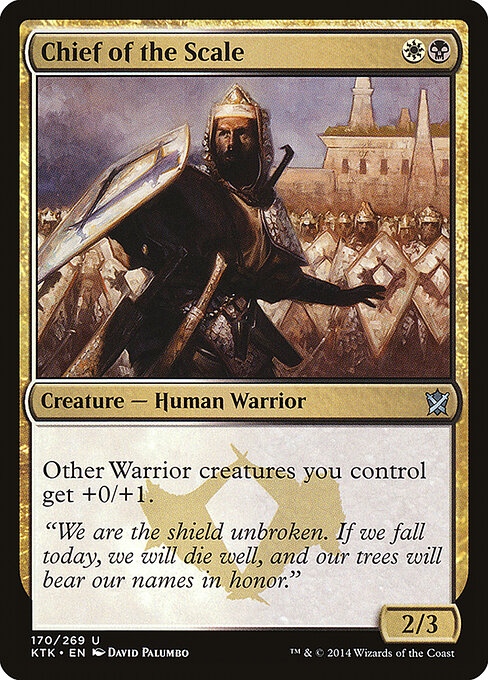 Chief of the Scale — Front