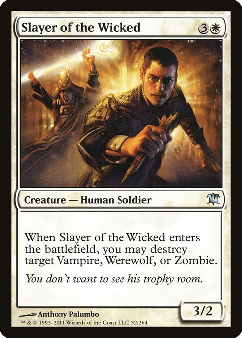 Slayer of the Wicked — Front