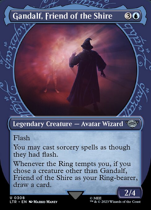 Gandalf, Friend of the Shire (Showcase) — Front