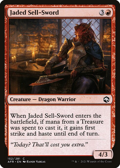 Jaded Sell-Sword — Front