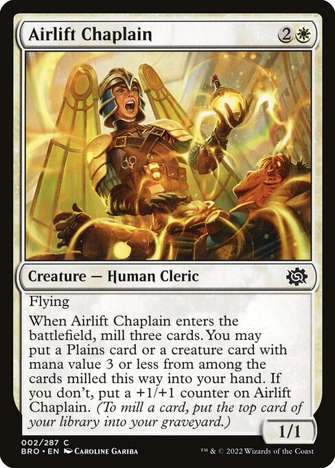 Airlift Chaplain — Front