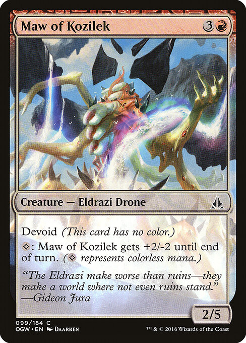 Maw of Kozilek — Front